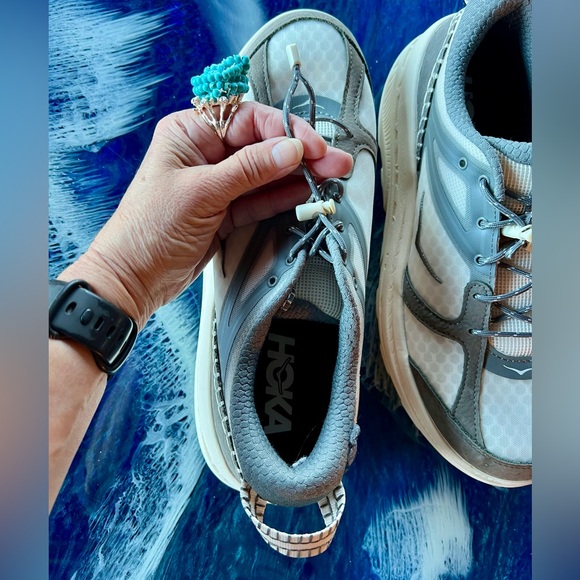 NEW HOKA U Bondi B3LS Running Shoes Alabaster/Astroid W 11.5 M 10.5 ALL GENDER - Picture 12 of 16
